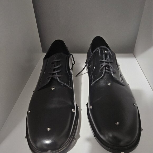 Valentino Garavani Derby Rockstud Mens Size 44 - Picture 6 of 8